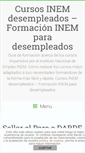 Mobile Screenshot of cursosinemdesempleados.com